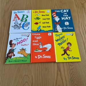 Dr. Seuss White and Blue Book Collection